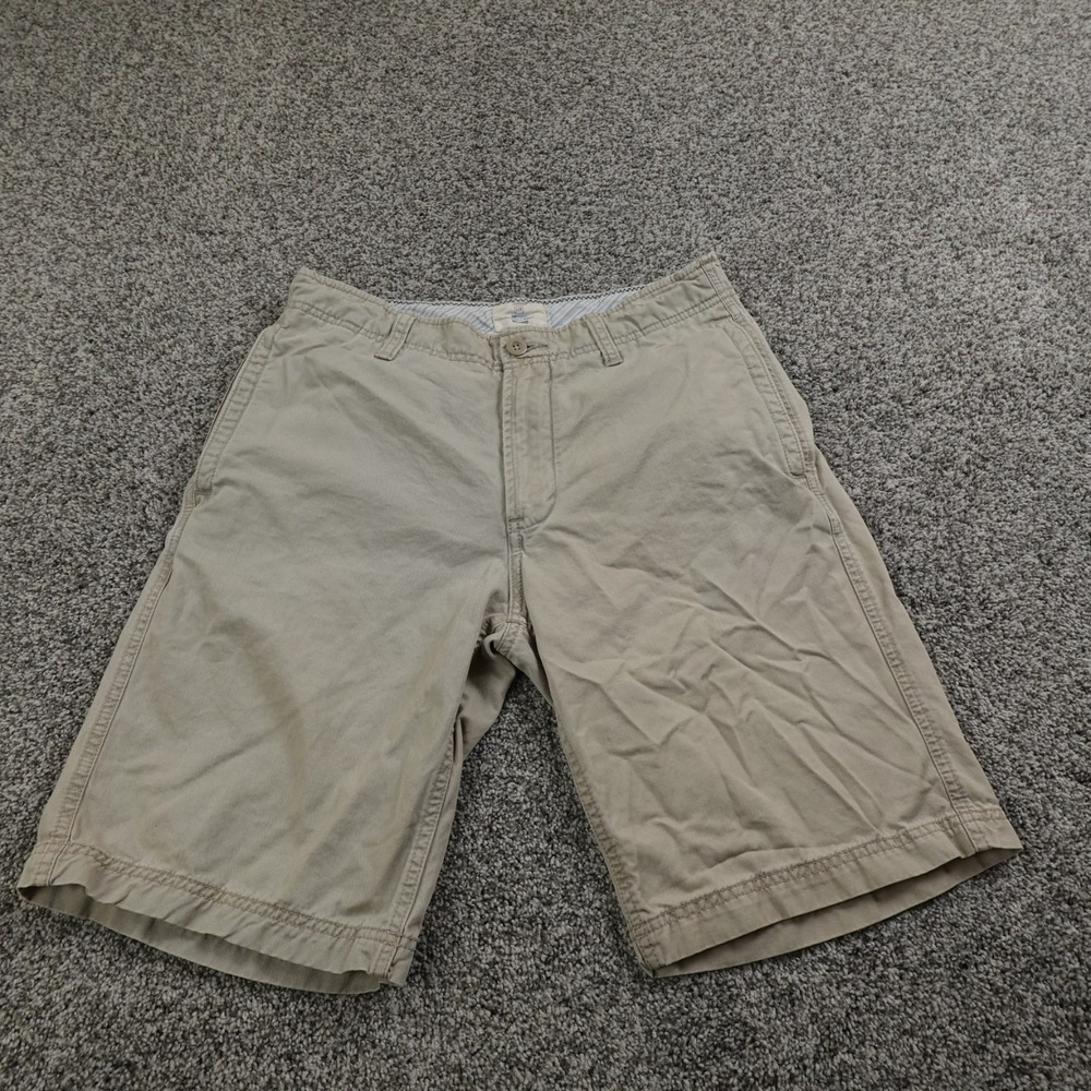 VTG Gap Shorts Mens 29 Beige Khaki Tan Bermuda Chino Preppy Casual Skate Y2K 00s